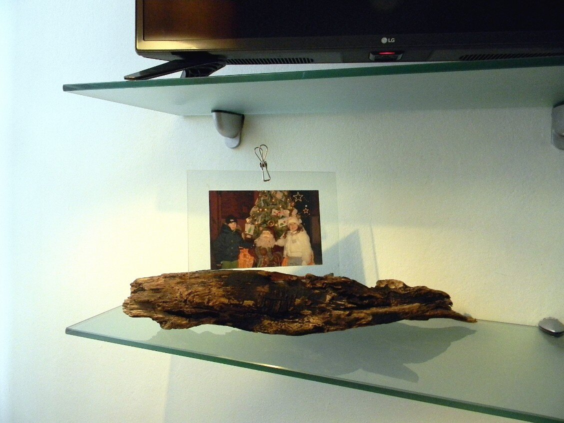 Portafoto cornice eco design ramo con corteccia d'albero